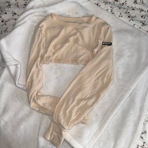Tan long sleeve shirt
